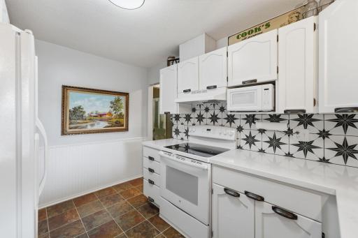 Plenty of countertop space to prepare all your food.