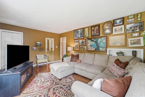 Allow room for multiple furniture pieces, and plenty of wall space to make your own.