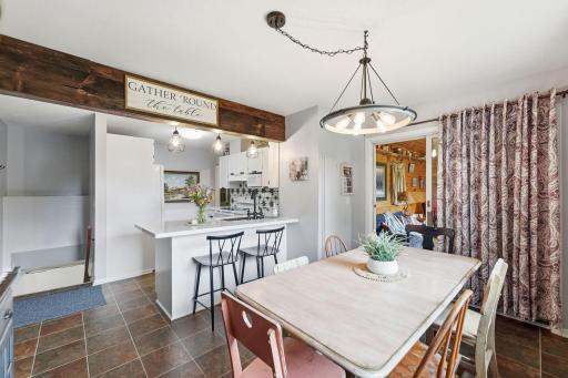 Functional kitchen provides everything needed for modern living.