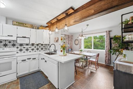 Serves as the heart of the home with a perfect blend of style and functionality.