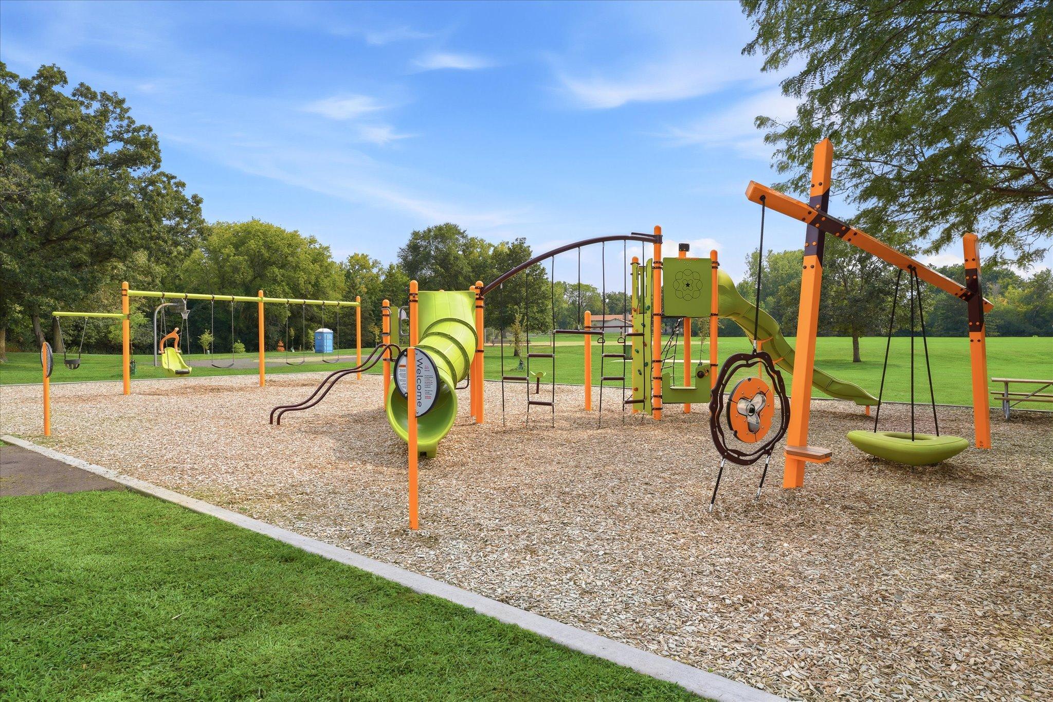 Local playground a short walk away