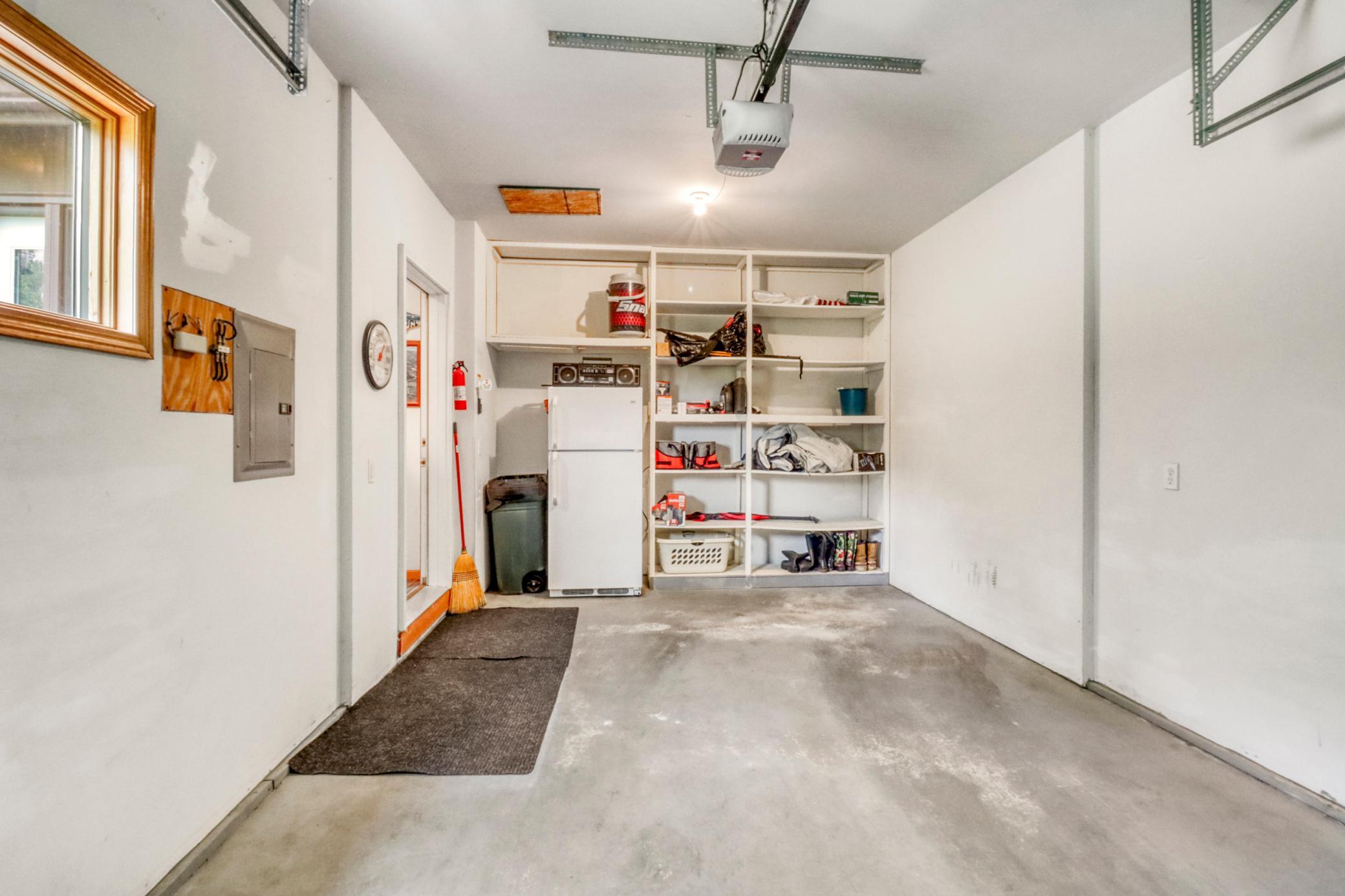 Attached garage