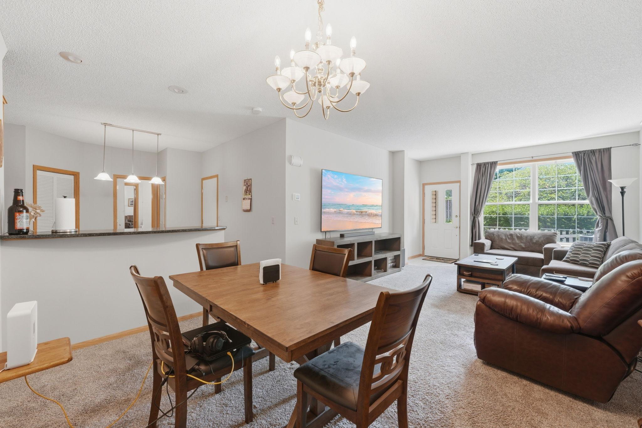 Plenty of room to live and to entertain on this main level