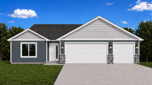 *AI-generated exterior rendering* This image is intended to provide a conceptual representation of the home. Not exact floor plan layout due to AI-generation.