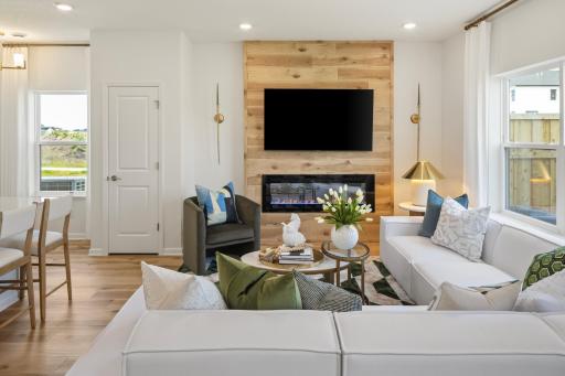 Make yourself at home in this welcoming living room, filled with natural light and plenty of room to relax. *Photo of a previously built home of the same floor plan. Finishes/options may vary.