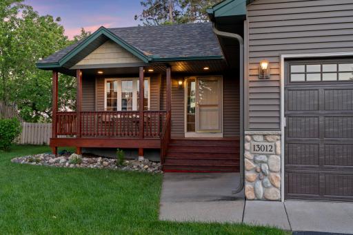 Front entry exudes a cozy up-north rustic charm, creating a welcoming first impression