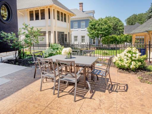 A beautifully designed patio, creating the perfect setting for outdoor cooking and entertaining