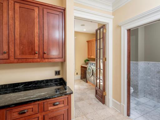 Heated floors will keep you warm in the cooler months