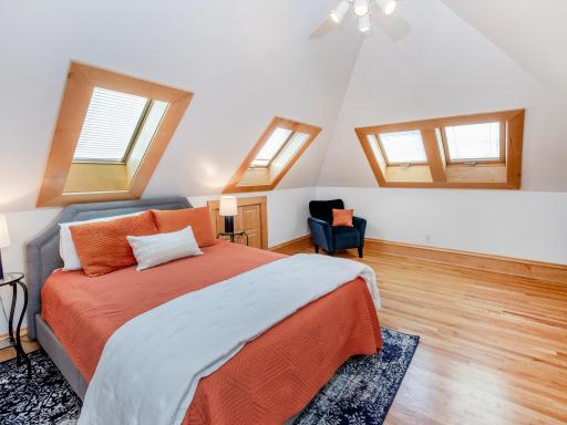 And a skylit room that would make a wonderful studio or 2nd bedroom on this level