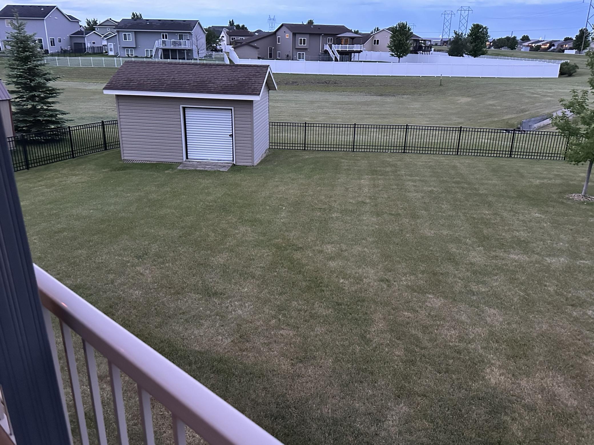 Storage Shed Included