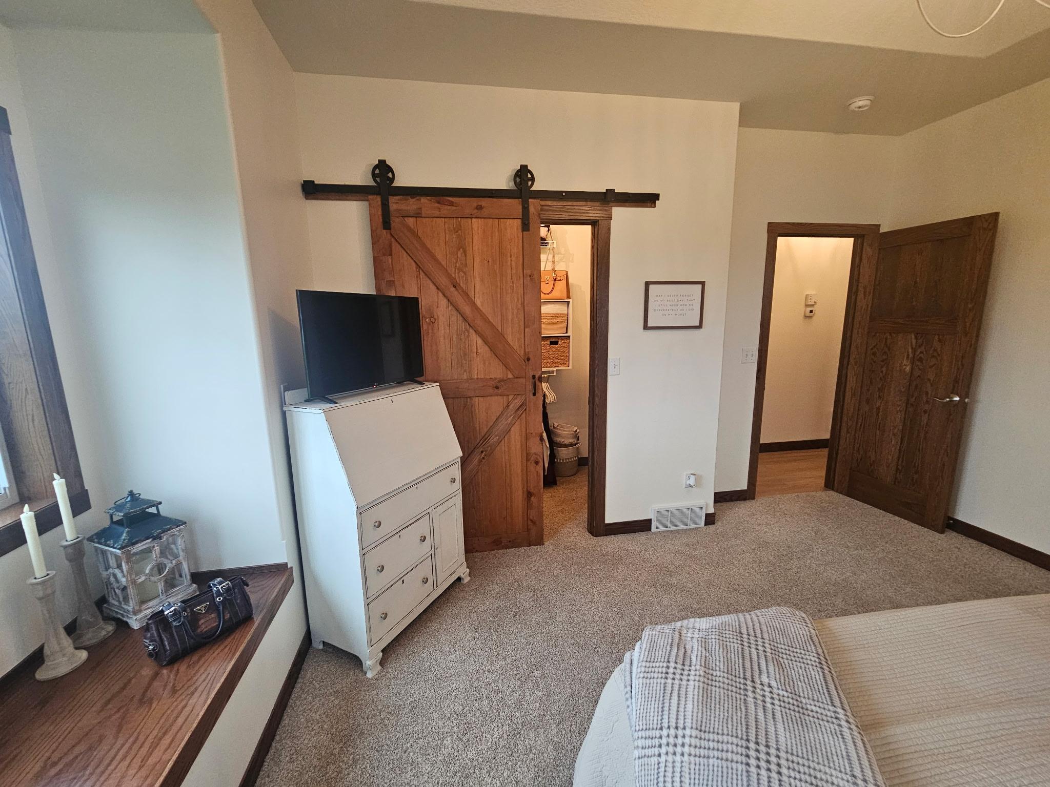 Barn Door on Primary Closet