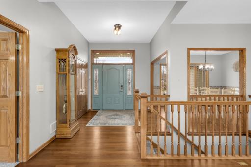 Beautiful flow in to the main living room area.