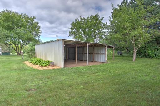Lean to is perfect for outdoor yard equipment
