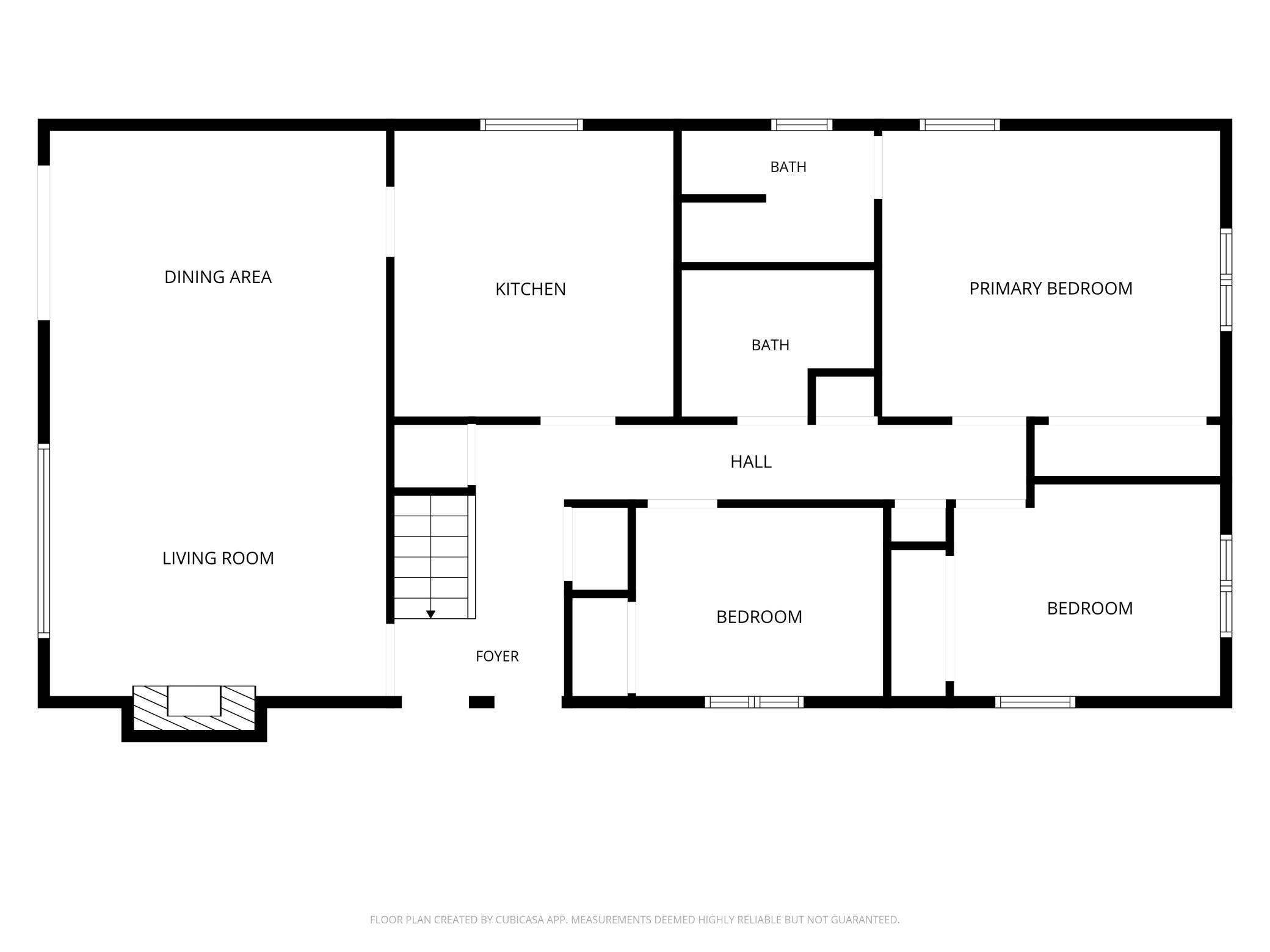 Main level floorplan
