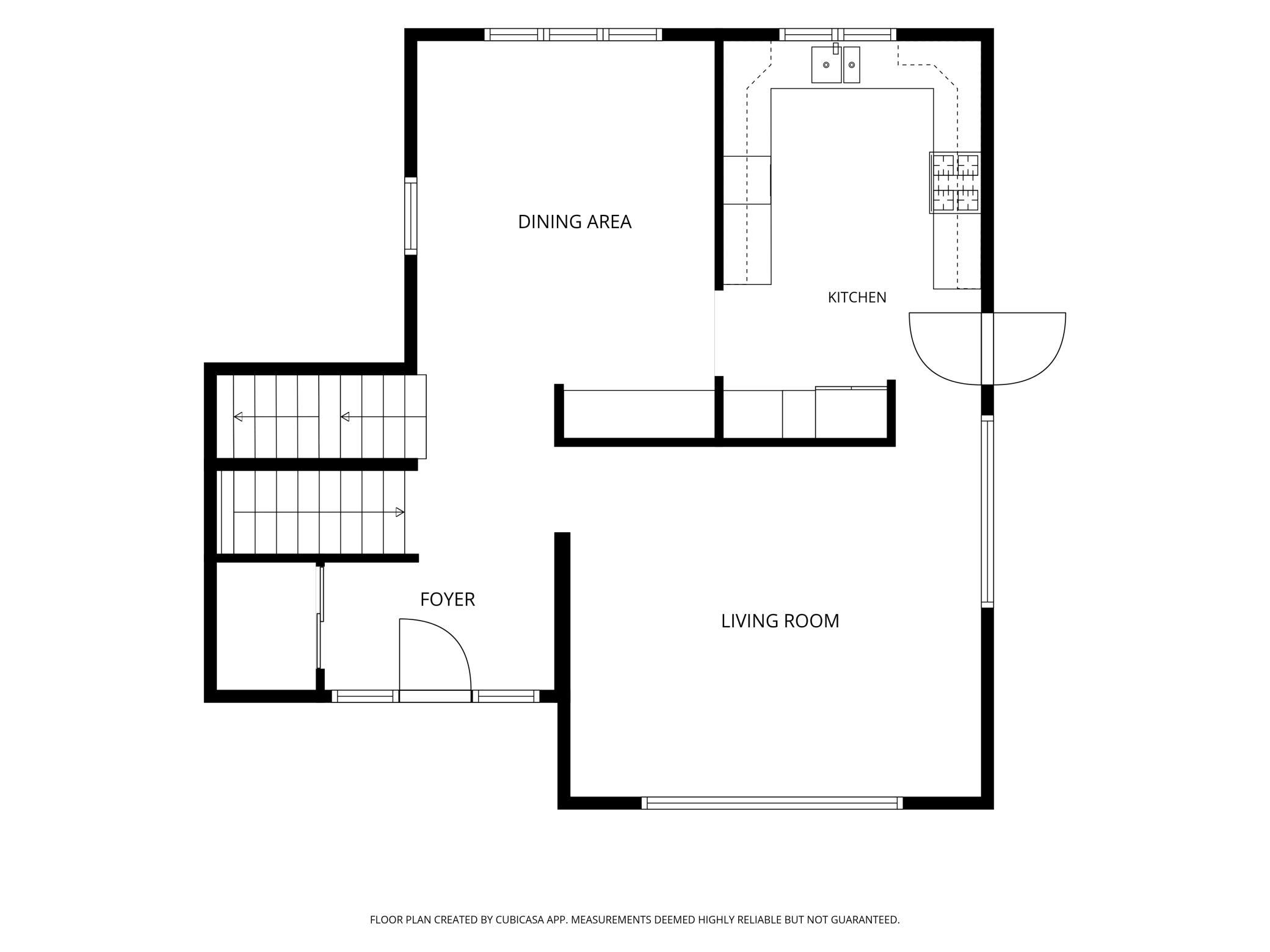 Main level floor plan
