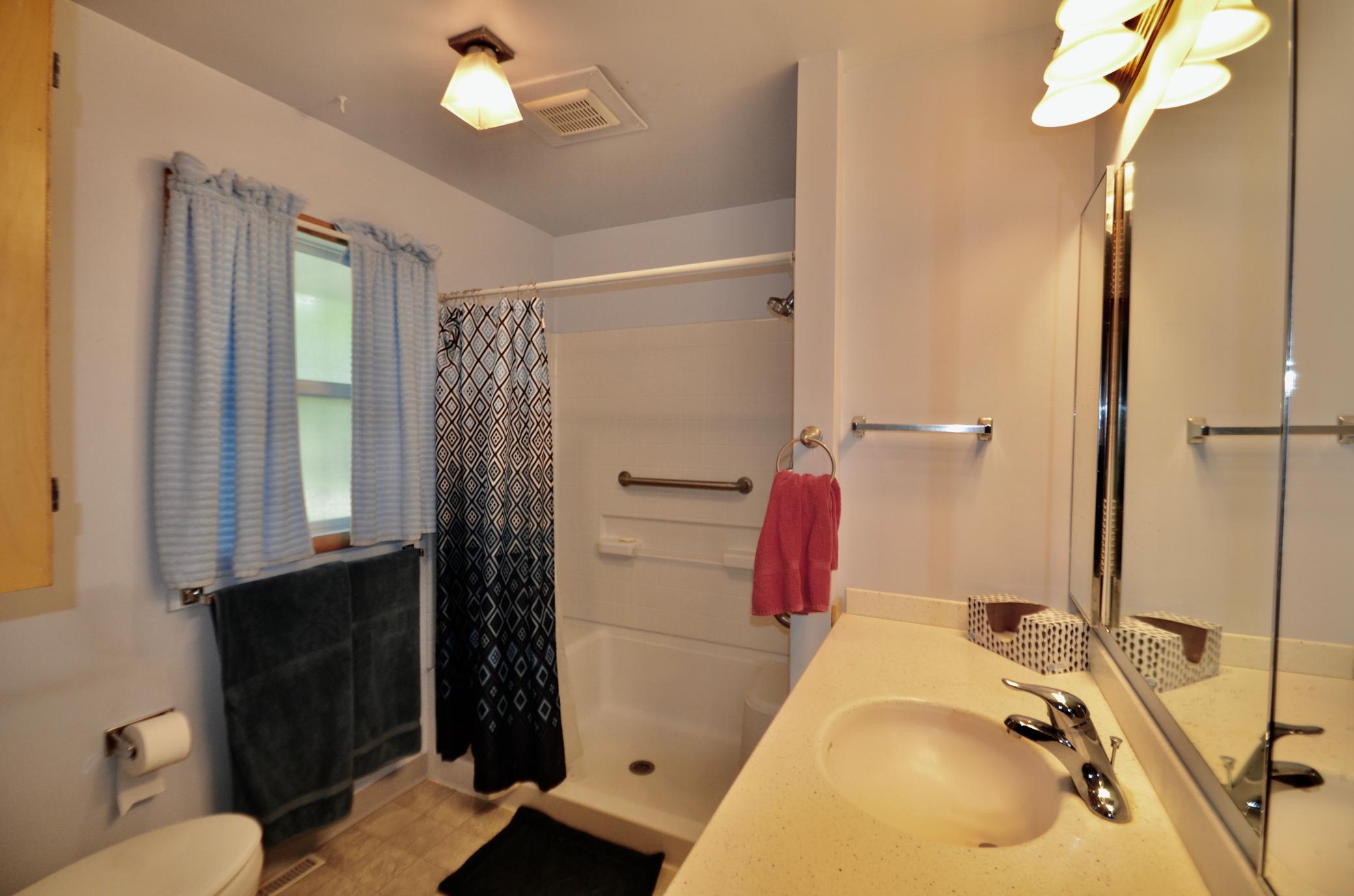 Main Bath with walk in shower