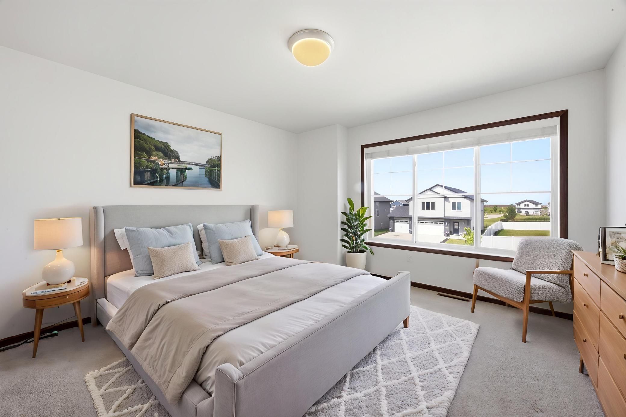 Virtually Staged Bedroom 3