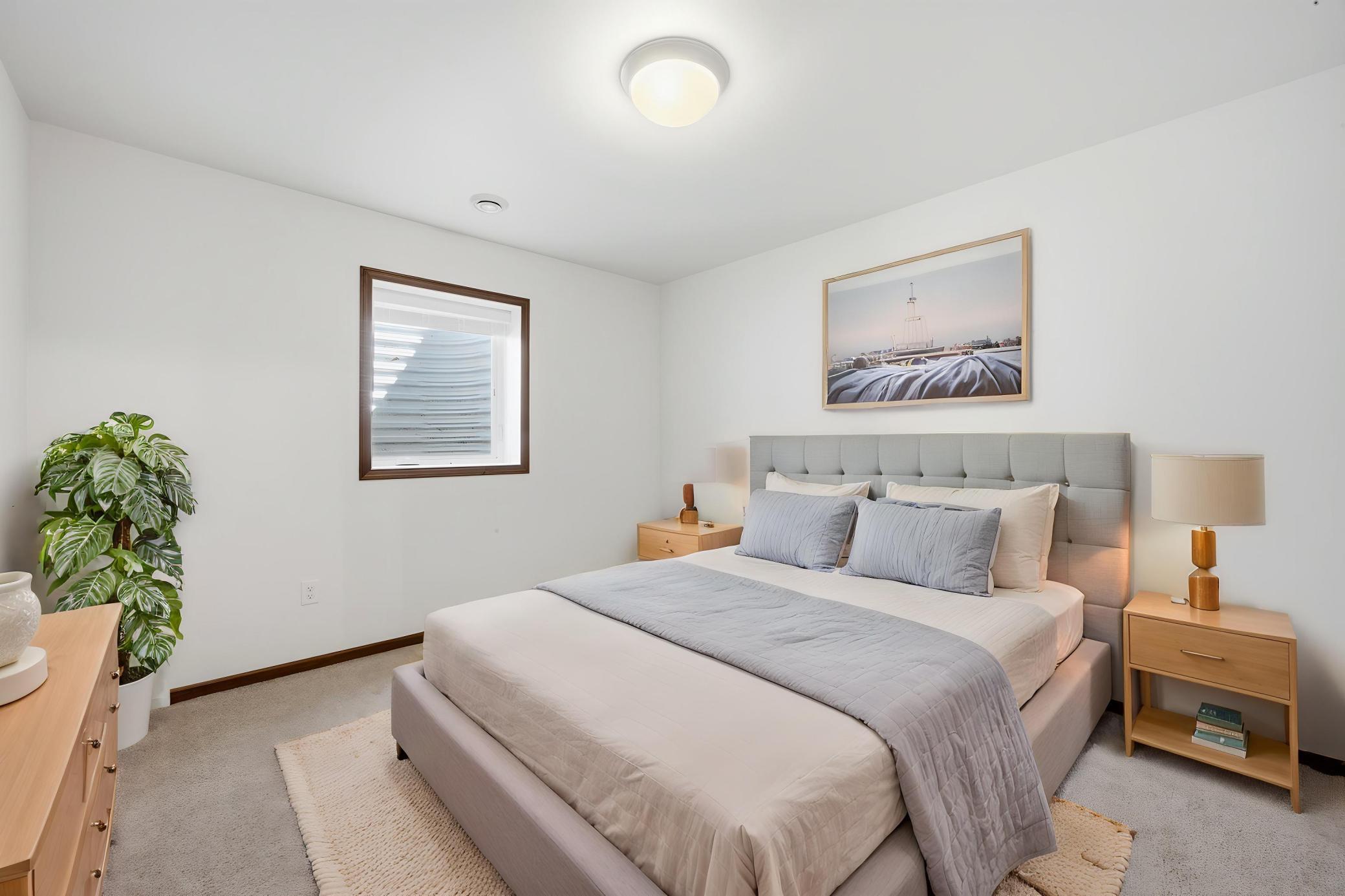 Virtually Staged Bedroom 4