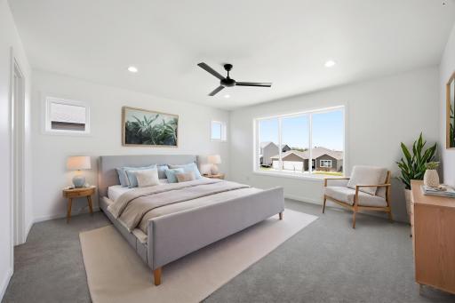 Virtually Staged Owner's Suite