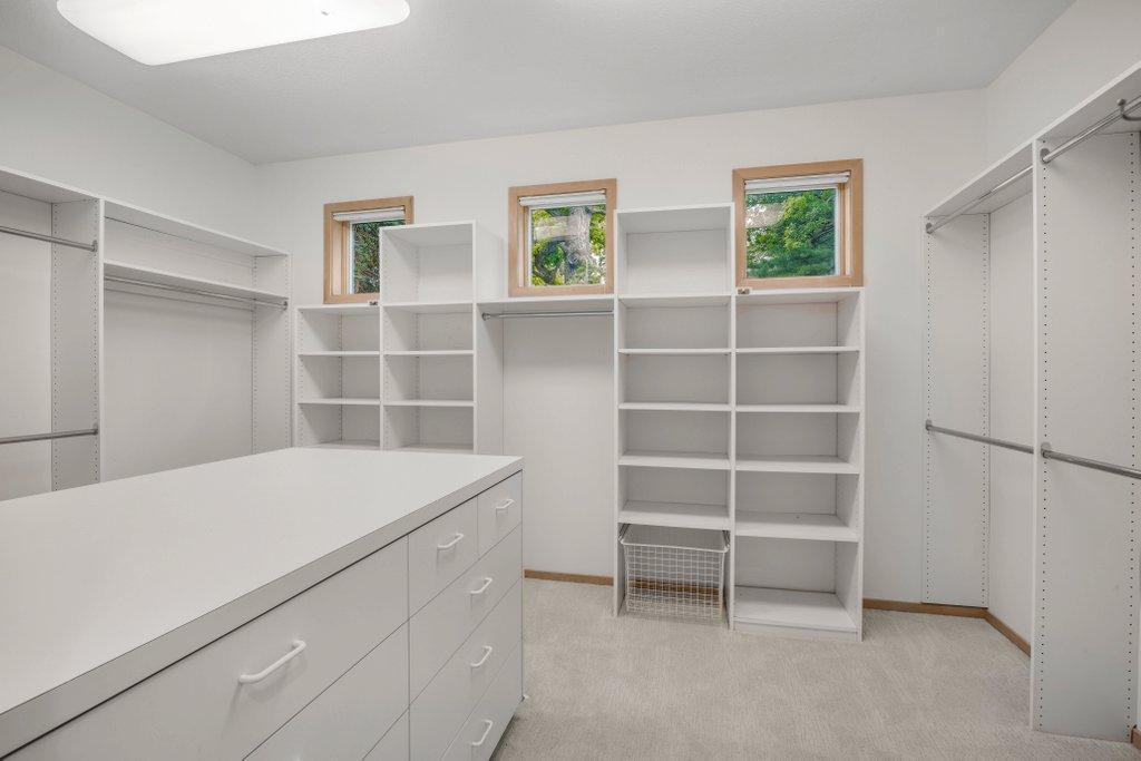 Primary closet