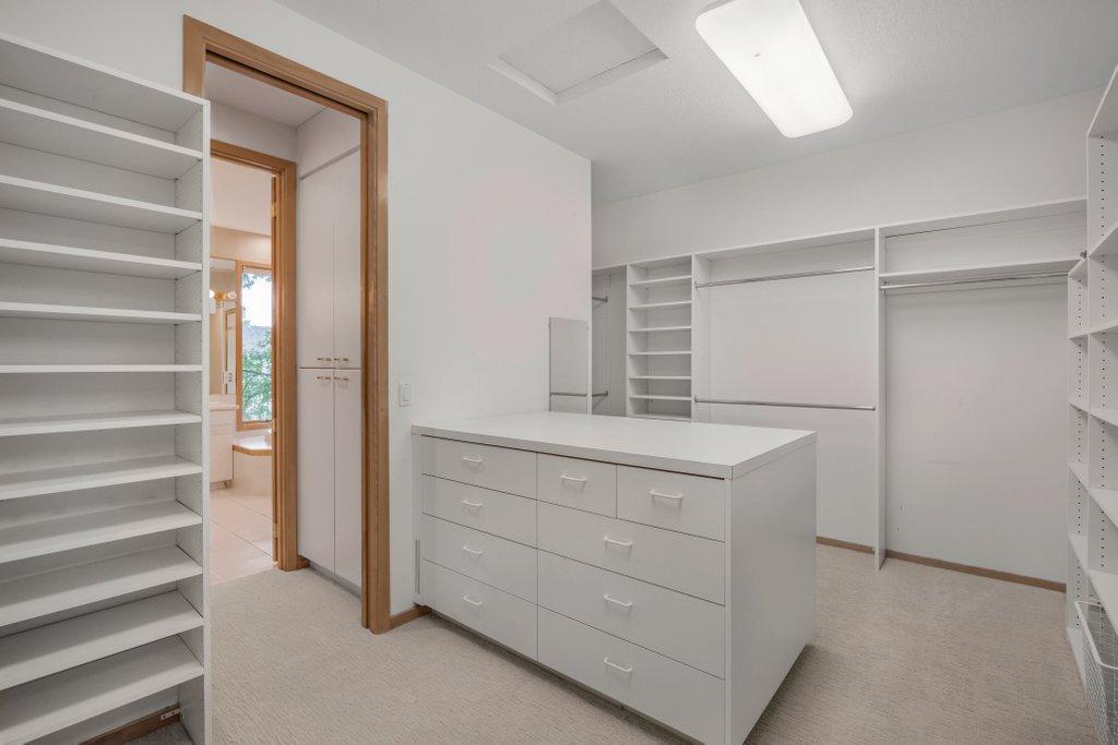 Primary closet