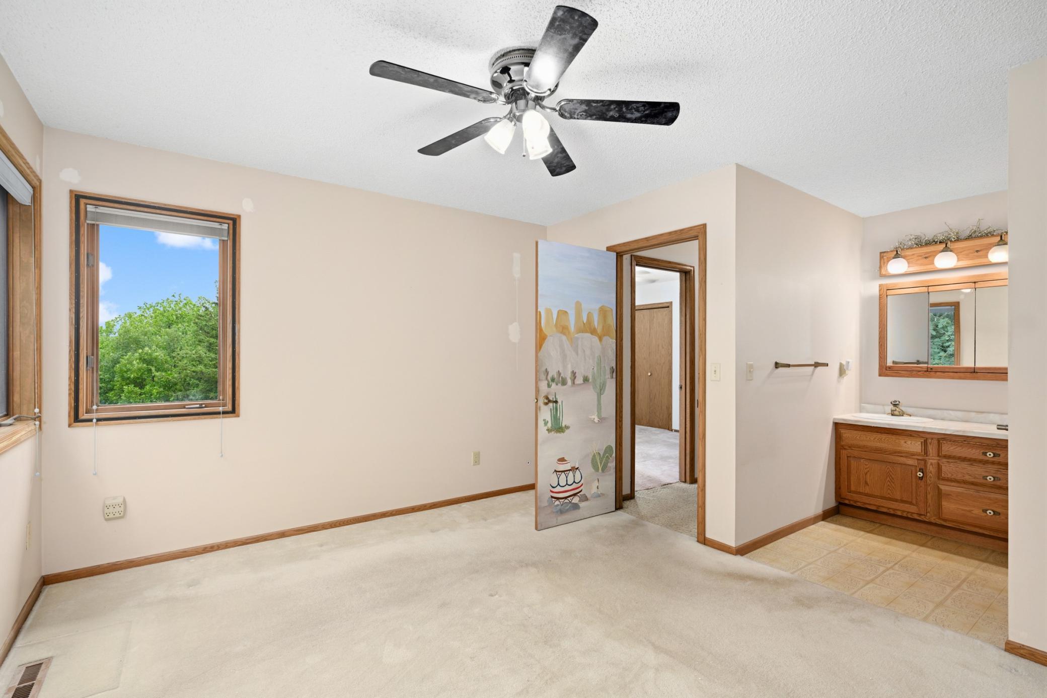 On the other Side of the Living Room is 3 Bedrooms & a Full Bath.