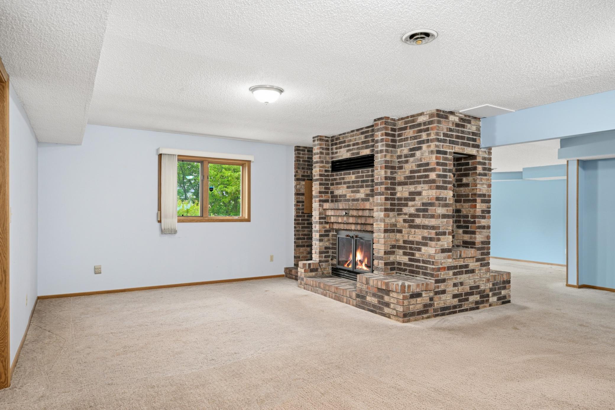 Other Side of the Brick Fireplace. Great Living Spaces!