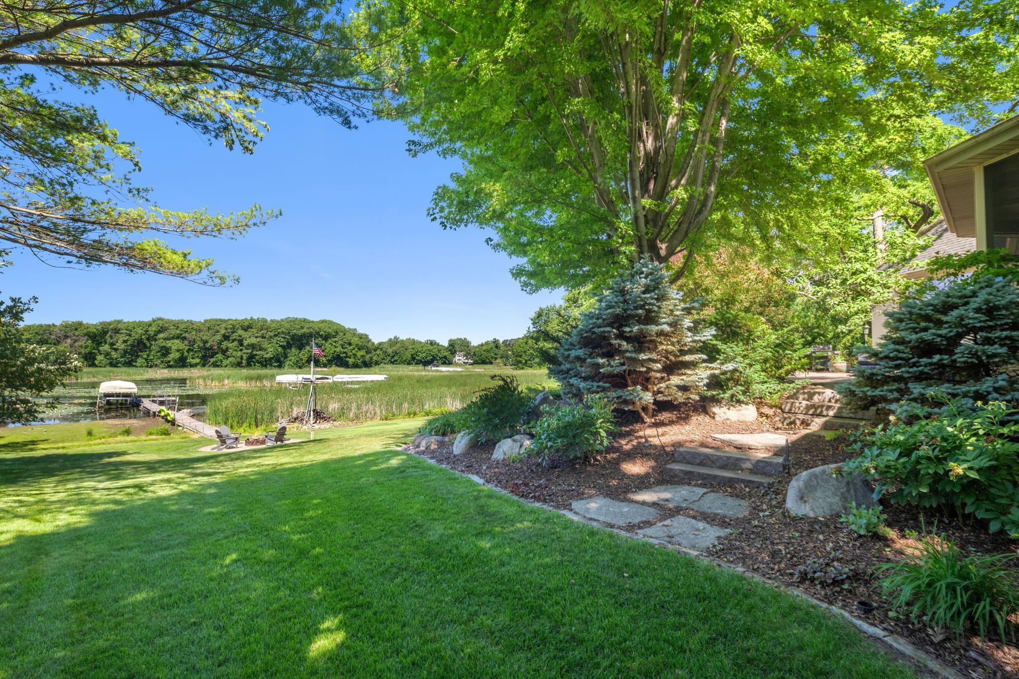 Stunning landscaping.