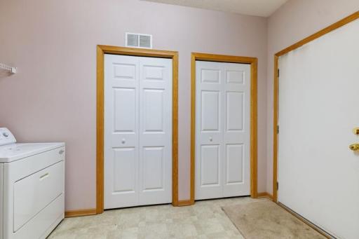Lots of room in the mud room/laundry room...could be used for storage and much more.