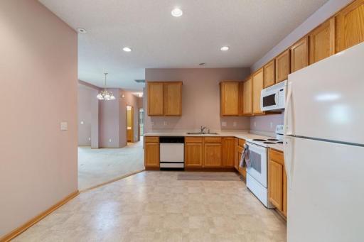 There is enough room in this kitchen to add your own island if you desire.