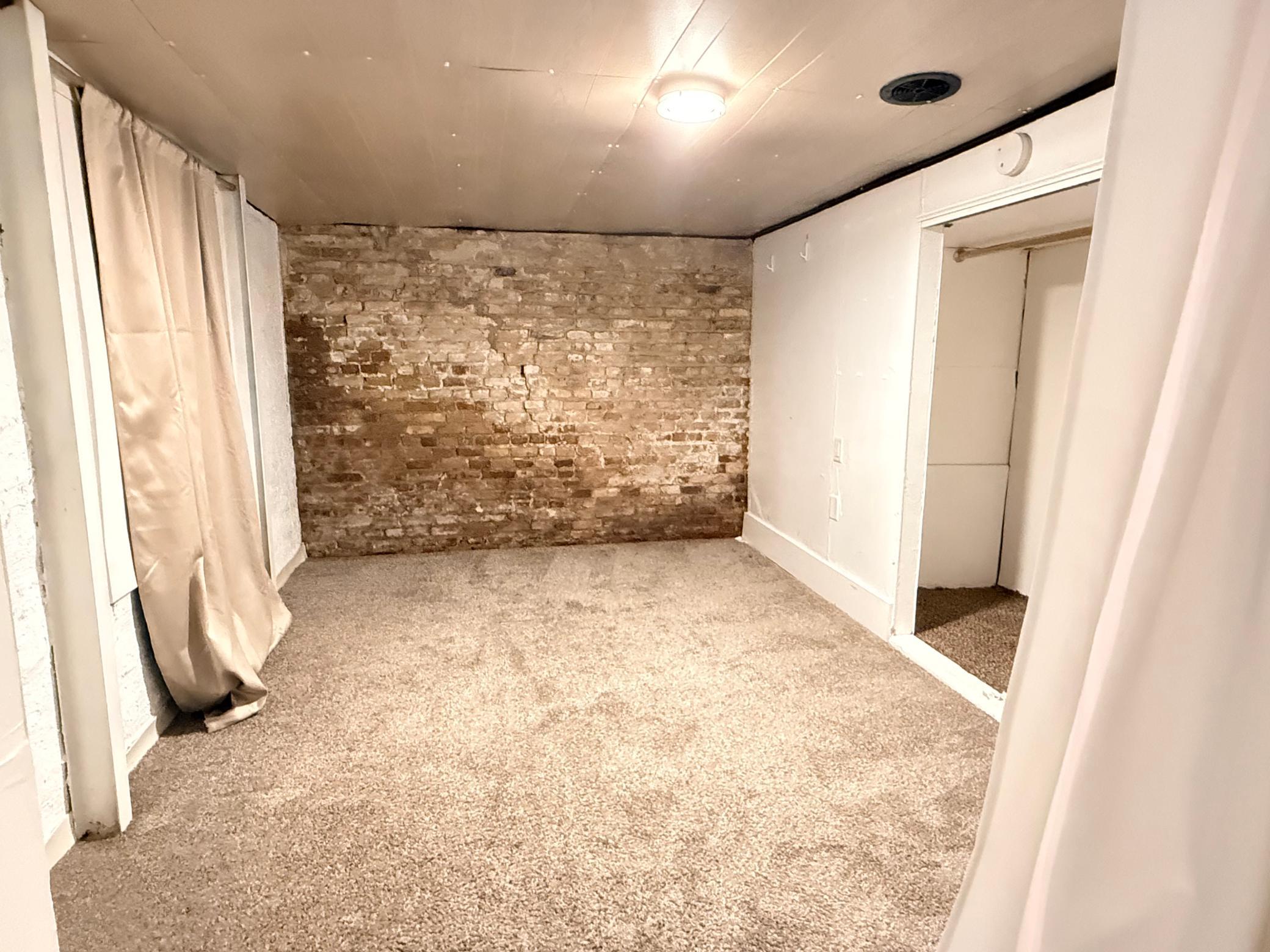 Basement bedroom