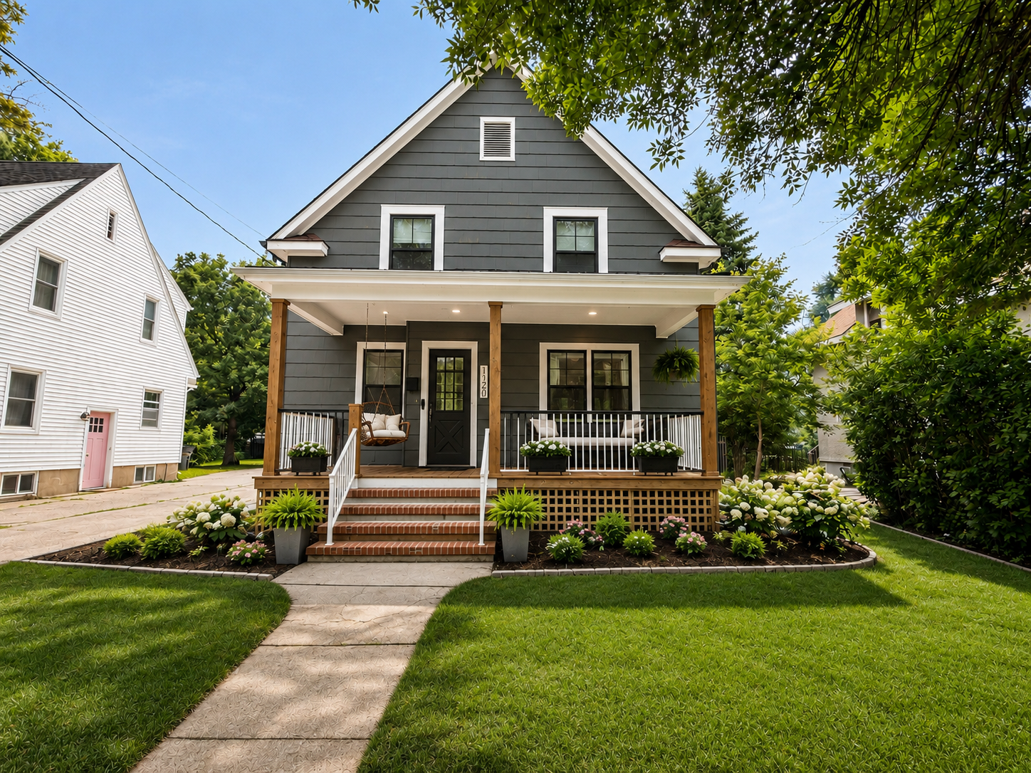 virtually staged exterior