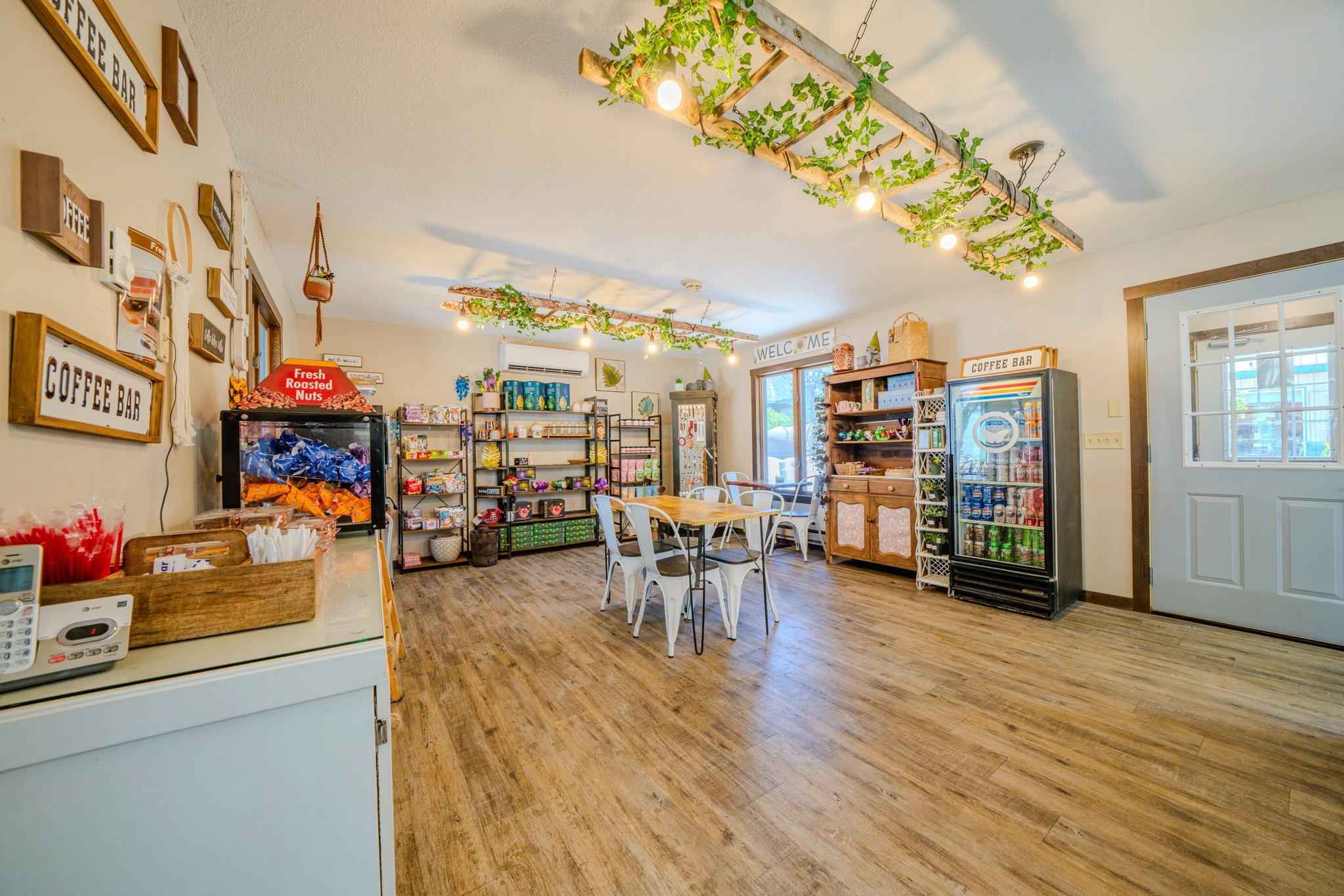 Cafe dining area
