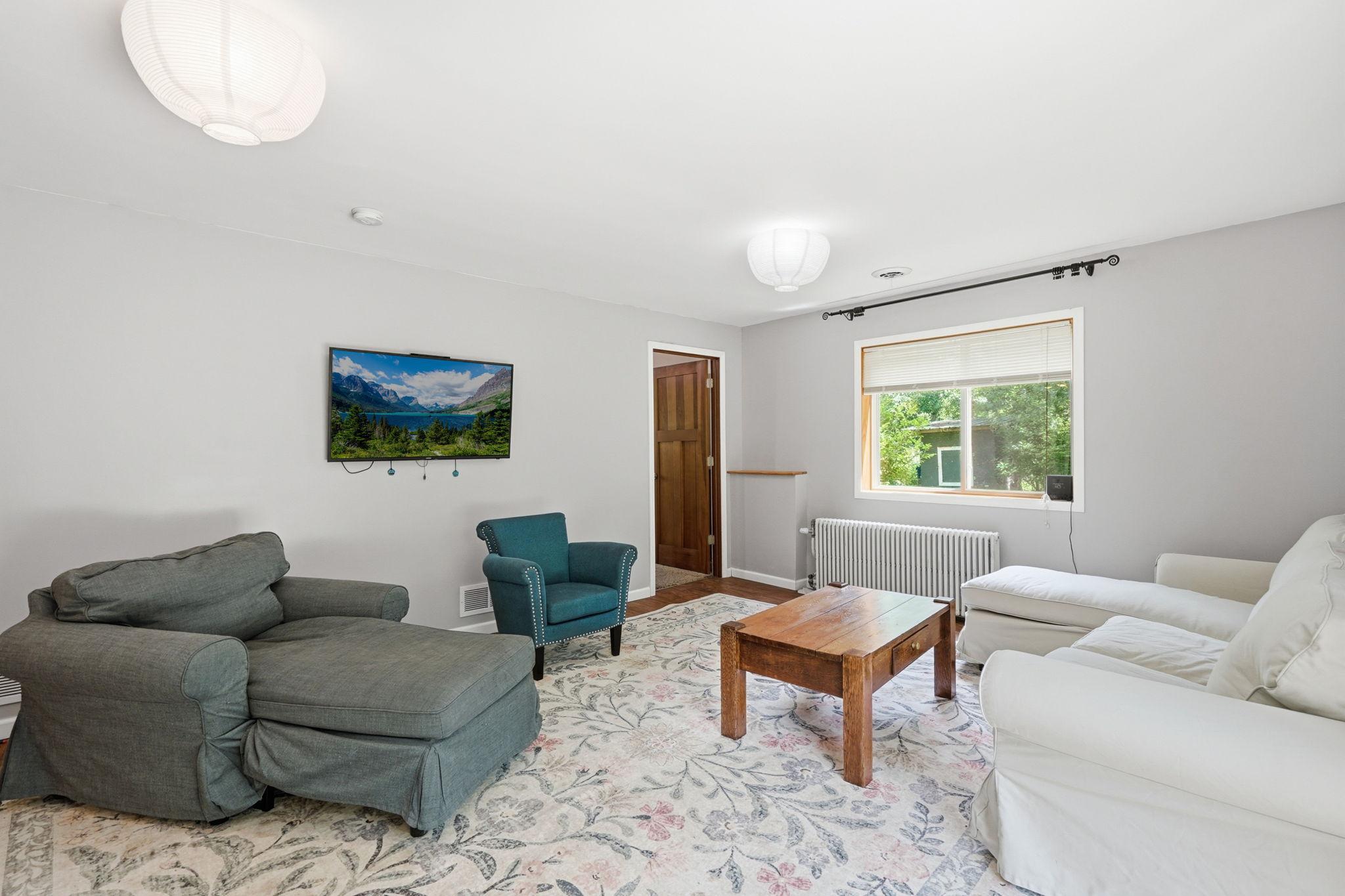 Lower level family room
