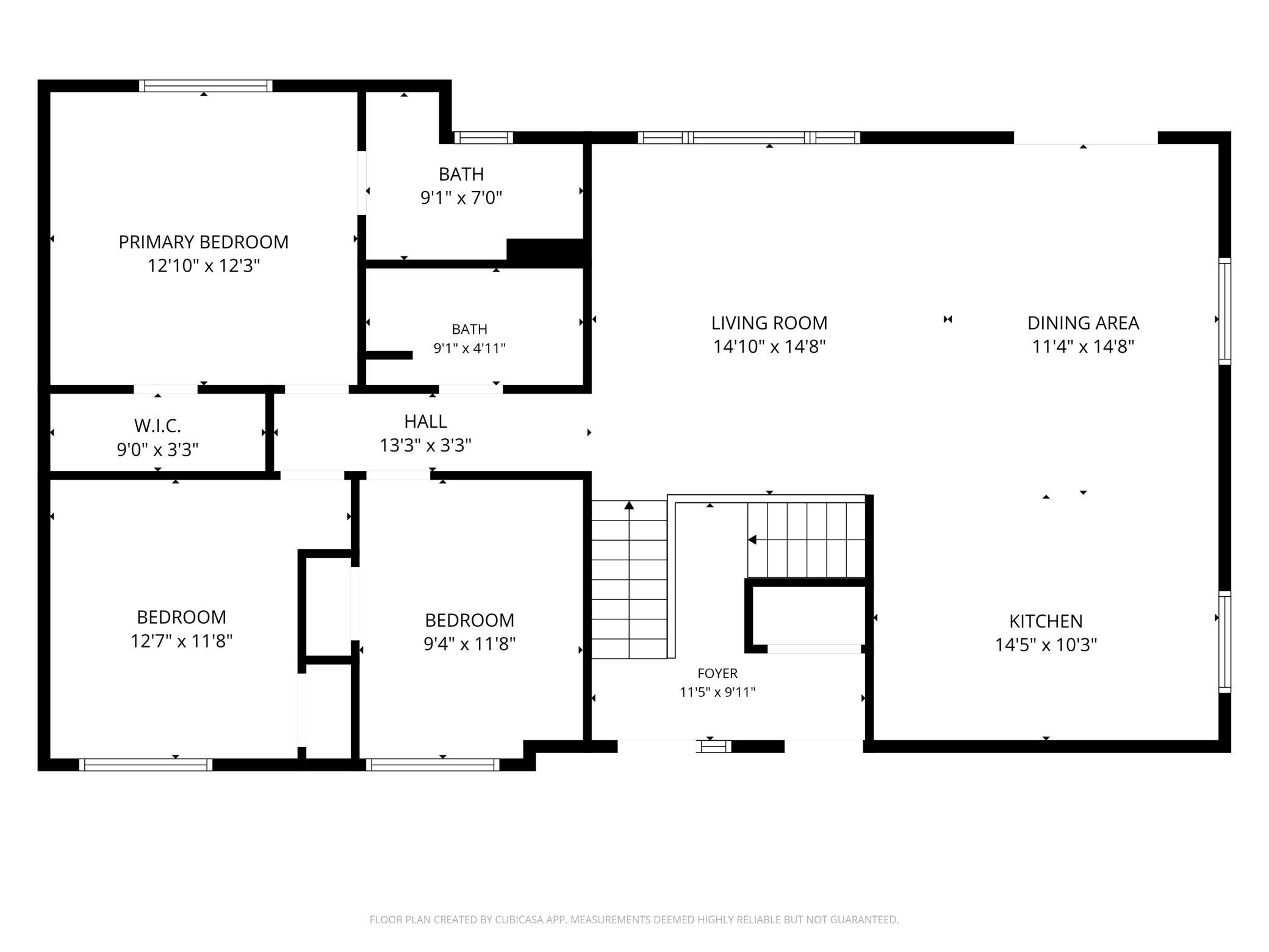 Floor plan - upper level