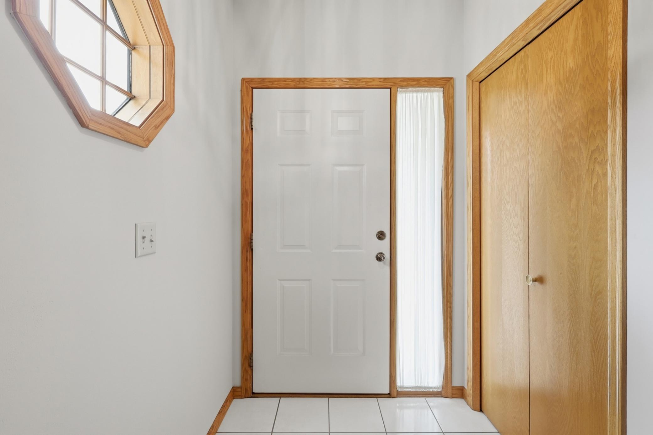 Great entry closet with plenty of space for coats, shoes and extras!