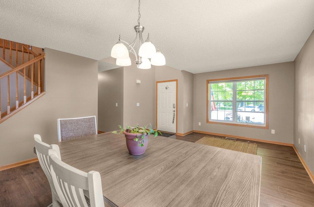 Front Entrance, Dining & Living Room