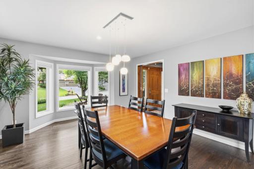 Main floor formal dining with plenty of room for entertaining!