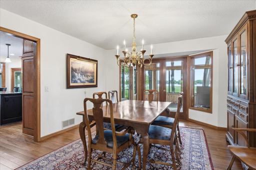 Formal Dining area w/hardwood floors and great lake views
