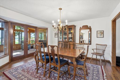 Formal Dining area w/hardwood floors and great lake views