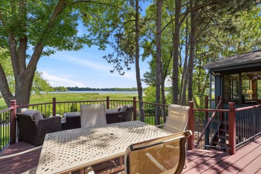 Entertain family /friends with BBQs on your spacious deck with stairs to lower level paver patio. Both have great lake views and nice private outdoor spaces to relax