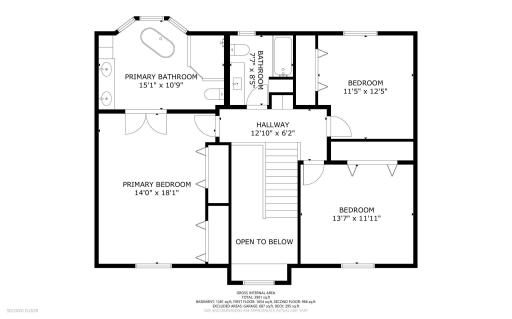 Floorplan Upper level
