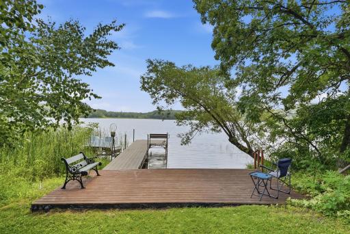 Dock and Paddle Boat stay with the house