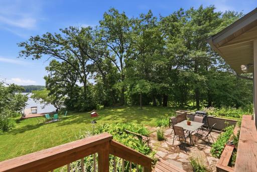 Deck leading to the Patio