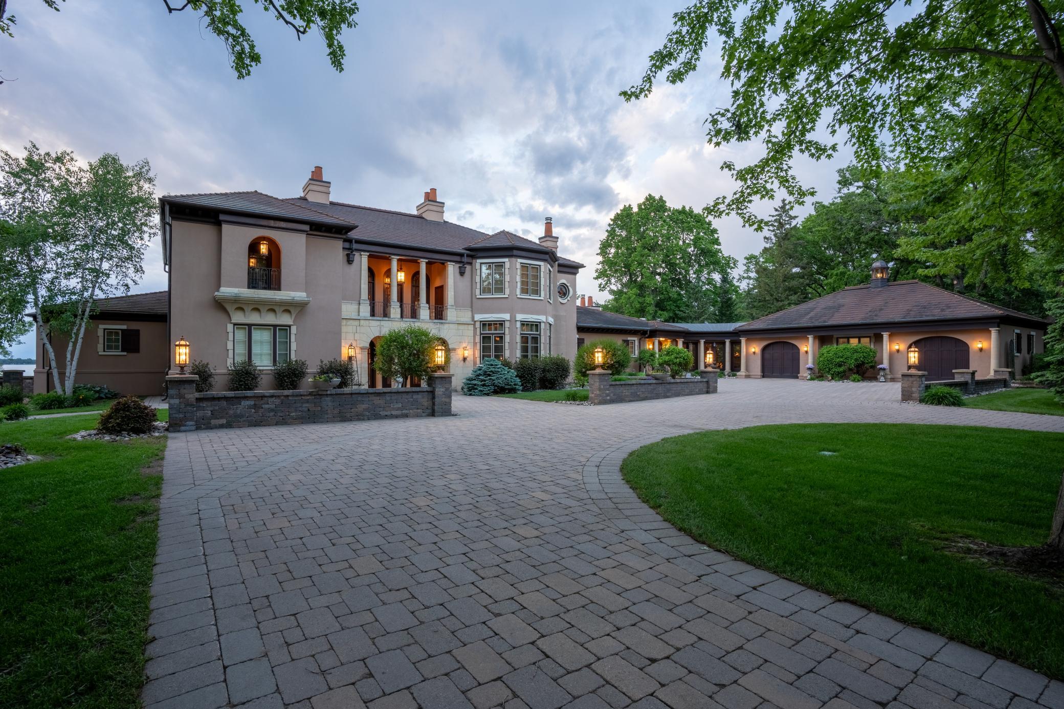 Front Paver Stone Driveway