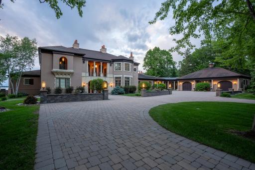 Front Paver Stone Driveway