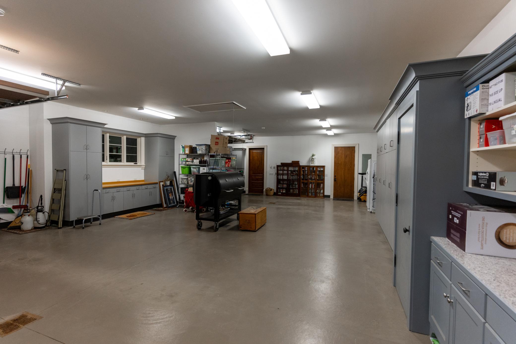 Attached 3 Stall Garage