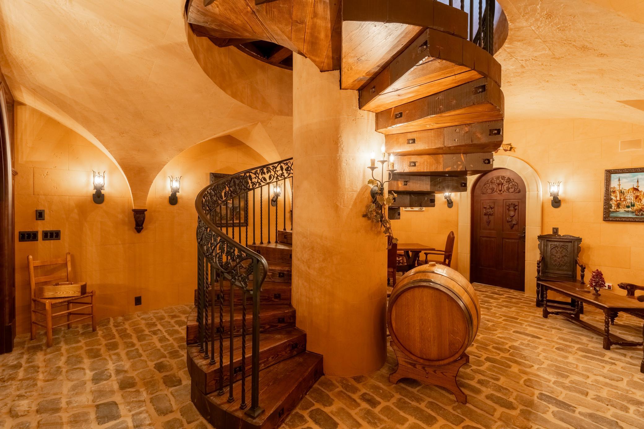 Wine Cellar1 Staircase to Formal Dining