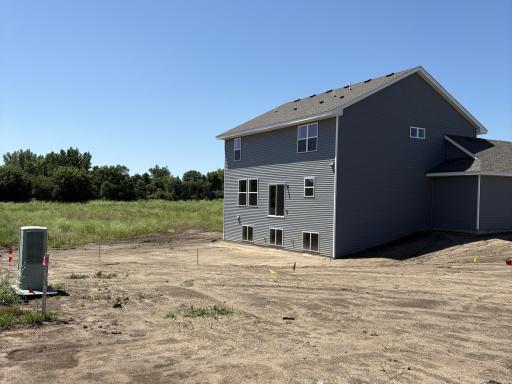 (Photo is of the actual home in progress.)