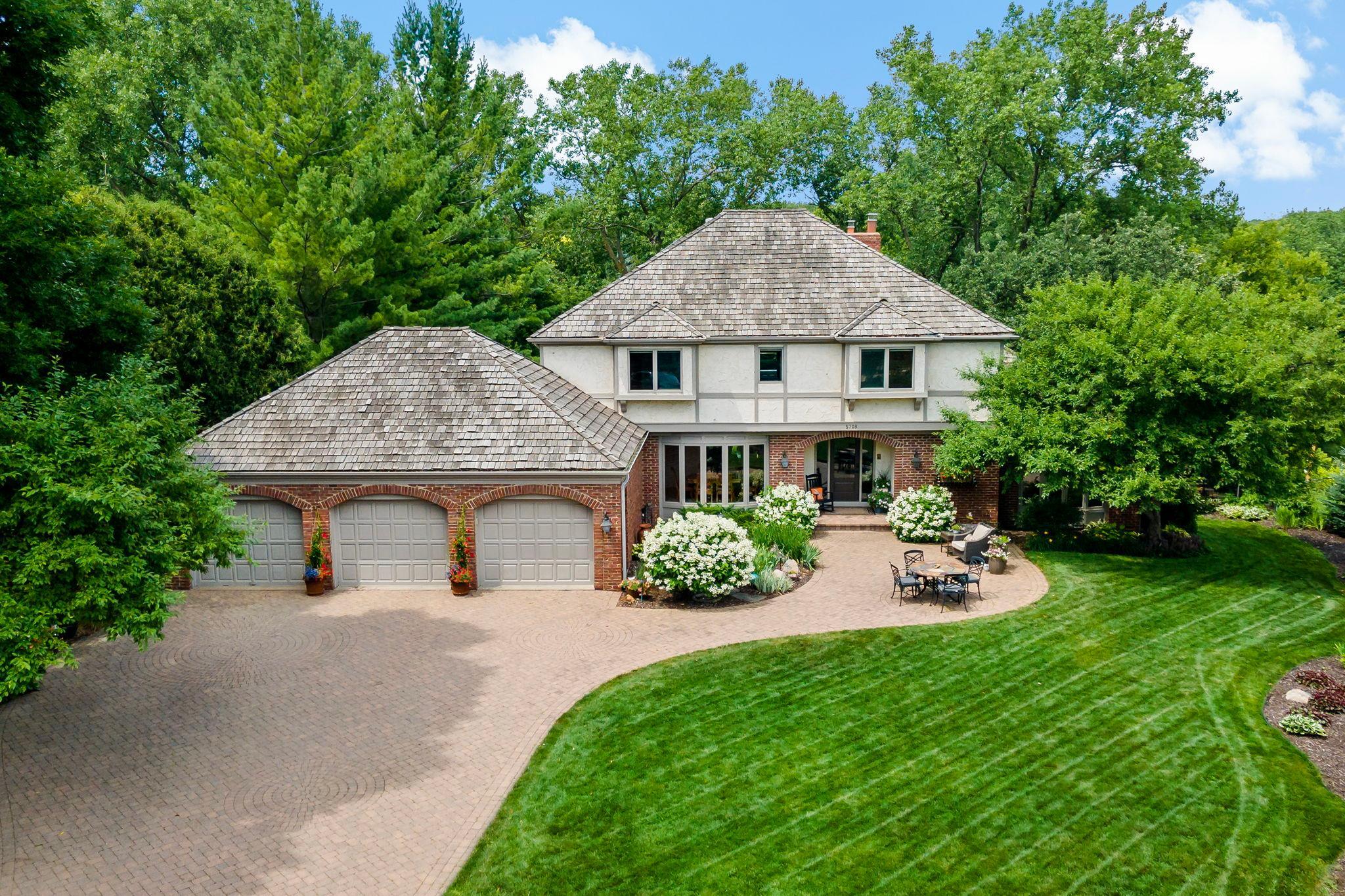 Drone views of the home
